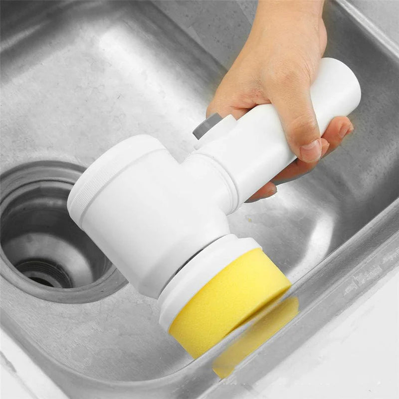 Cleaning Magic Electric Brush (5-in-1) | فرشاة تنظيف كهربائية 5 في 1