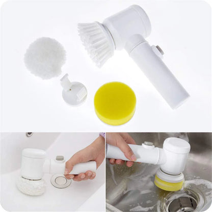 Cleaning Magic Electric Brush (5-in-1) | فرشاة تنظيف كهربائية 5 في 1