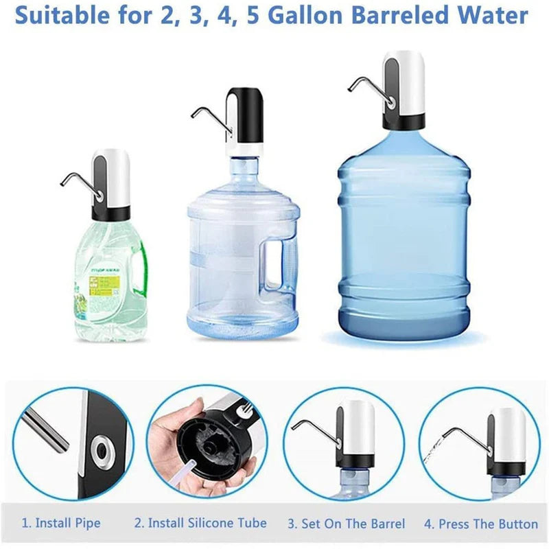 Electric Portable Water Dispenser Pump | مضخة موزع مياه كهربائية محمولة