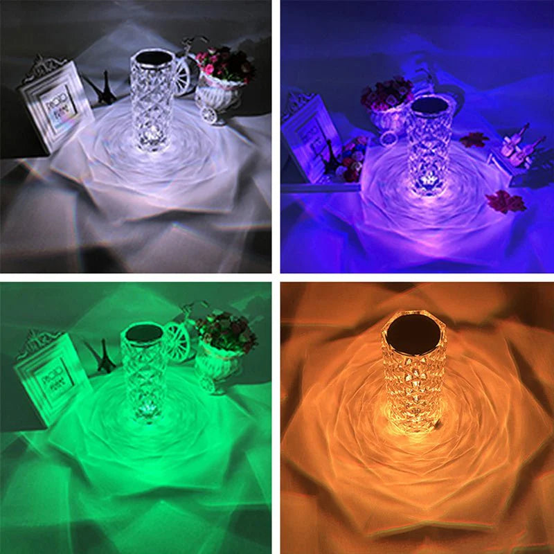 LED Crystal Table Lamp مصباح طاولة كريستال LED